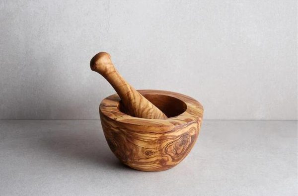 Olivewood Mortar & Pestle(橄榄木研钵和杵)
