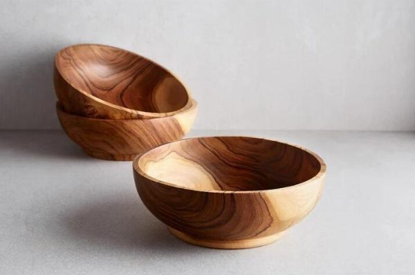 Teak Popcorn Bowl（柚木碗）