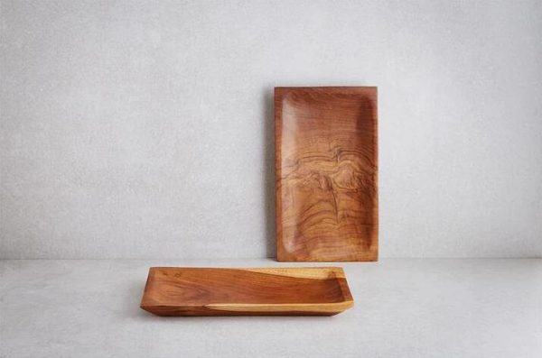 Teak Rectangle Plate(柚木矩形板)