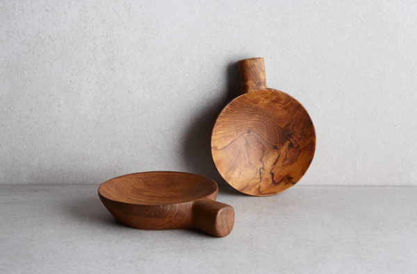 Teak Spoon Rest(柚木勺架)